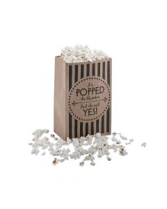 Kraft Paper Wedding Popcorn Bags