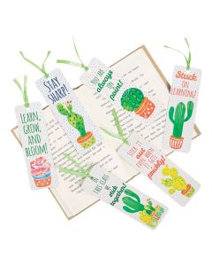 Laminated Cactus Bookmarks
