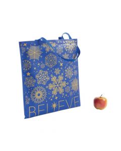 Large Believe Tote Bags