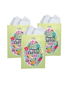 Large Easter Plastic Goody Bags