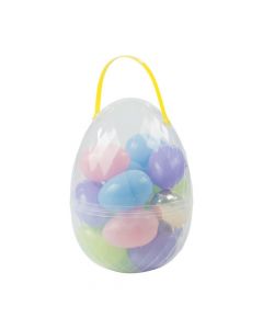 Large Egg Container with Easter Eggs