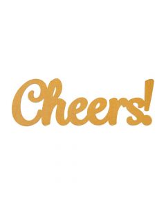 Large Glitter Cheers Sign