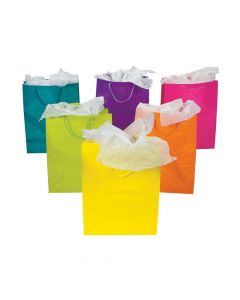 Large Neon Gift Bags