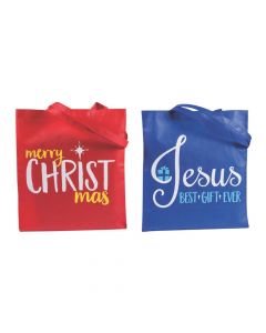 Large Religious Christmas Tote Bags
