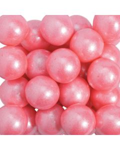 Large Shimmer Bright Pink Gumballs