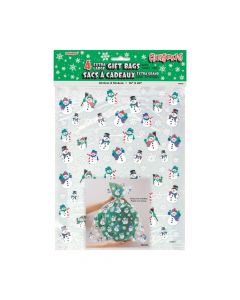 Large Snowman Cellophane Gift Bags