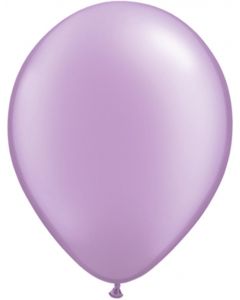 Lavender 12cm Pearl Plain Round Latex Balloon
