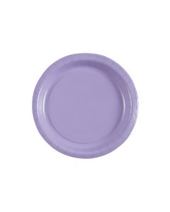 Lavender Round Paper Dessert Plates