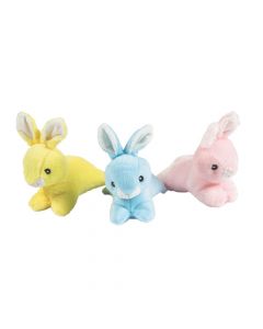 Leaping Stuffed Easter Bunnies
