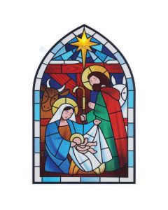 LED Nativity Lighted Decals