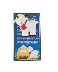 "legend of the Lamb" Christmas Ornaments with Card