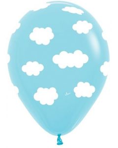 Light Blue Cloud Balloons