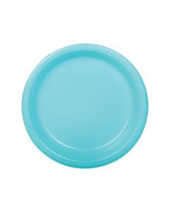 Light Blue Plastic Dinner Plates