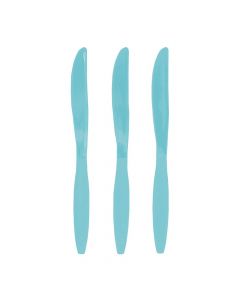 Light Blue Plastic Knives