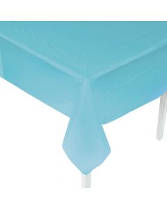 Light Blue Plastic Tablecloth