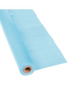Light Blue Plastic Tablecloth Roll