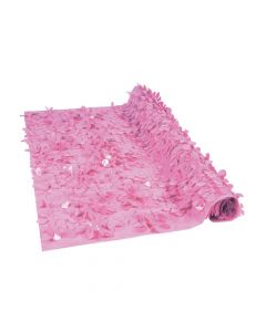Light Pink Floral Sheeting Backing