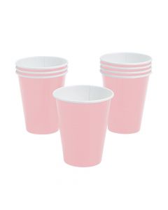 Light Pink Paper Cups