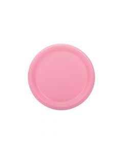 Light Pink Plastic Dessert Plates - 20 Pc.