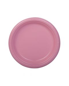 Light Pink Plastic Dinner Plates
