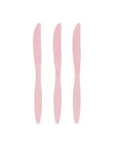 Light Pink Plastic Knives