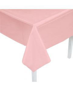 Light Pink Plastic Tablecloth