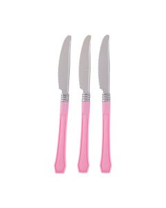 Light Pink Premium Plastic Knives