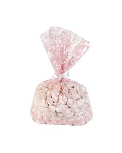Light Pink Swirl Cellophane Bags