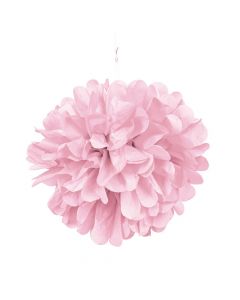 Light Pink Tissue Pom-Pom Decorations