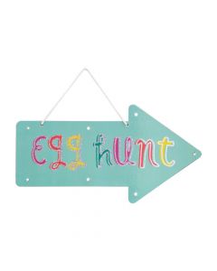 Light-Up Easter Egg Hunt Door Sign