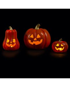 Light-Up Jack-O’-Lantern Halloween Decorations