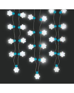 Light-Up Snowflake Necklaces