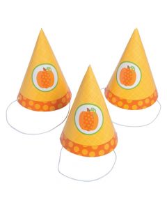 Lil' Pumpkin Birthday Cone Hats