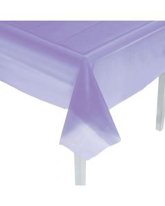 Lilac Plastic Tablecloth