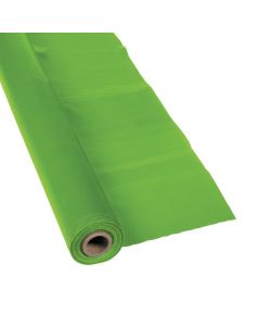 Lime Green Plastic Tablecloth Roll