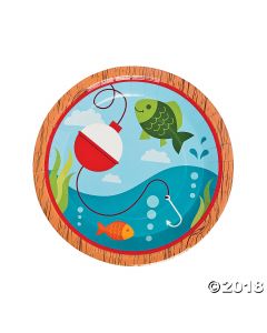 Little Fisherman Paper Lunch Plates