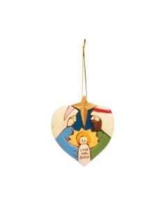 Love Was Born Nativity Ornaments