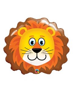 Loveable Lion-Shaped 29" Mylar Balloon