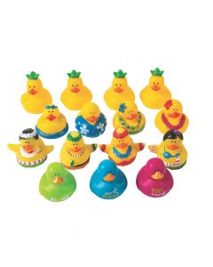 Luau Rubber Duckies Assortment