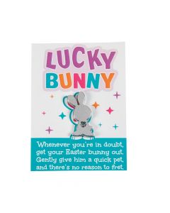 Lucky Bunny Charms with Card