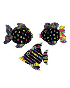 Magic Color Scratch Fish Ornaments