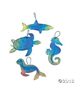 Magic Color Scratch Ocean Animal Ornaments
