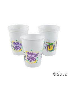 Mardi Gras Icon Plastic Cups