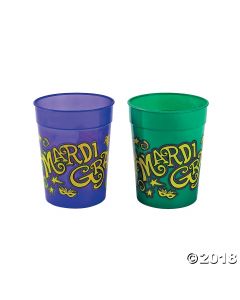 Mardi Gras Plastic Cups