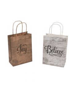 Medium Religious Kraft Paper Gift Bags