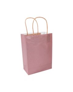 Medium Rose Gold Kraft Paper Gift Bags
