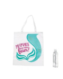 Mermaid Sparkle Clear Tote Bags