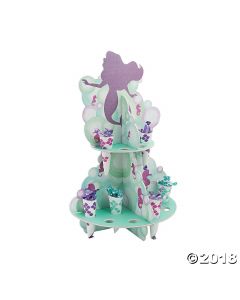 Mermaid Sparkle Treat Stand with Cones