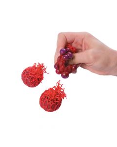 Mesh-Covered Mini Valentine Stress Balls