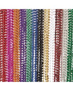 Metallic Bead Necklace Assortment
